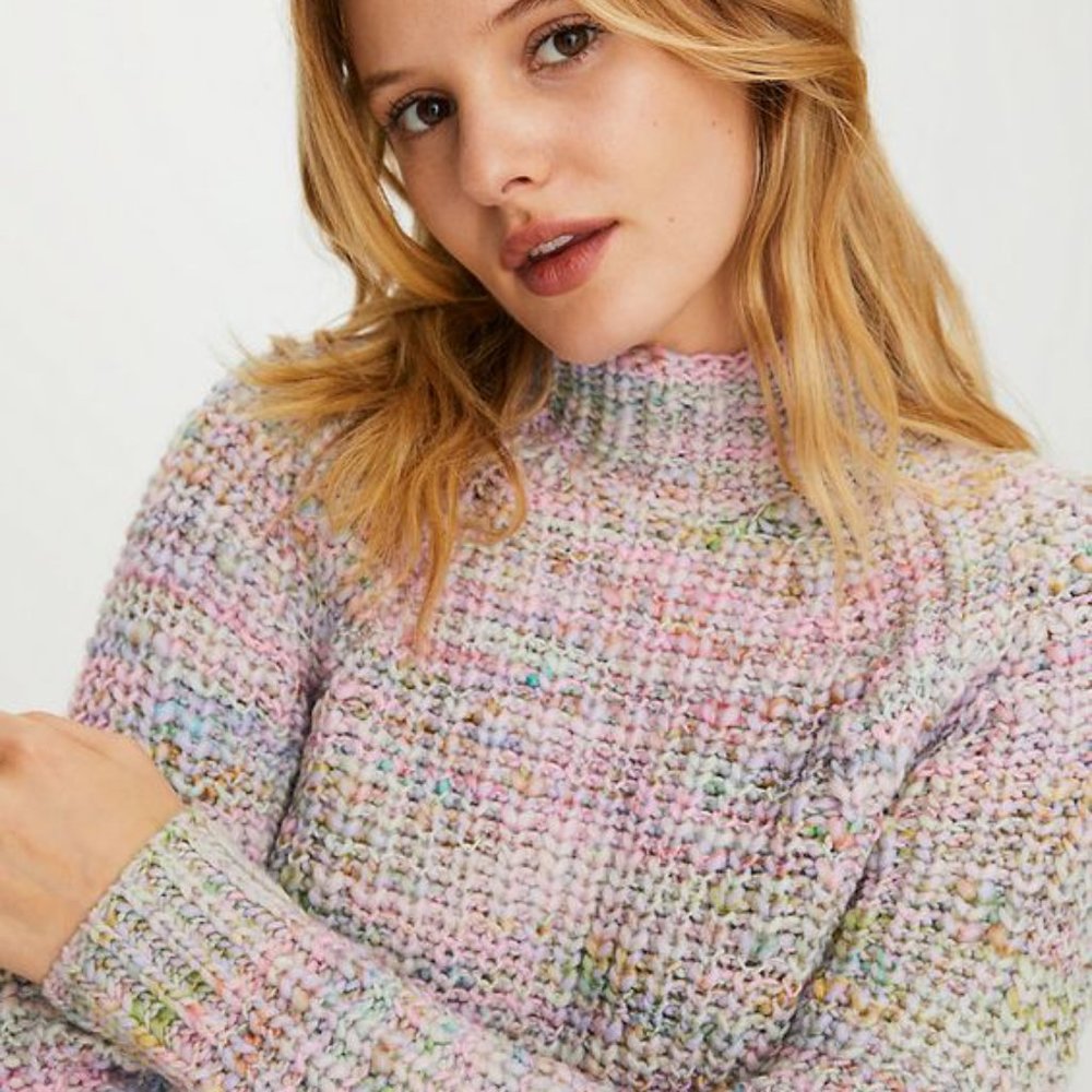 Aritzia Retrograde Mockneck Rainbow